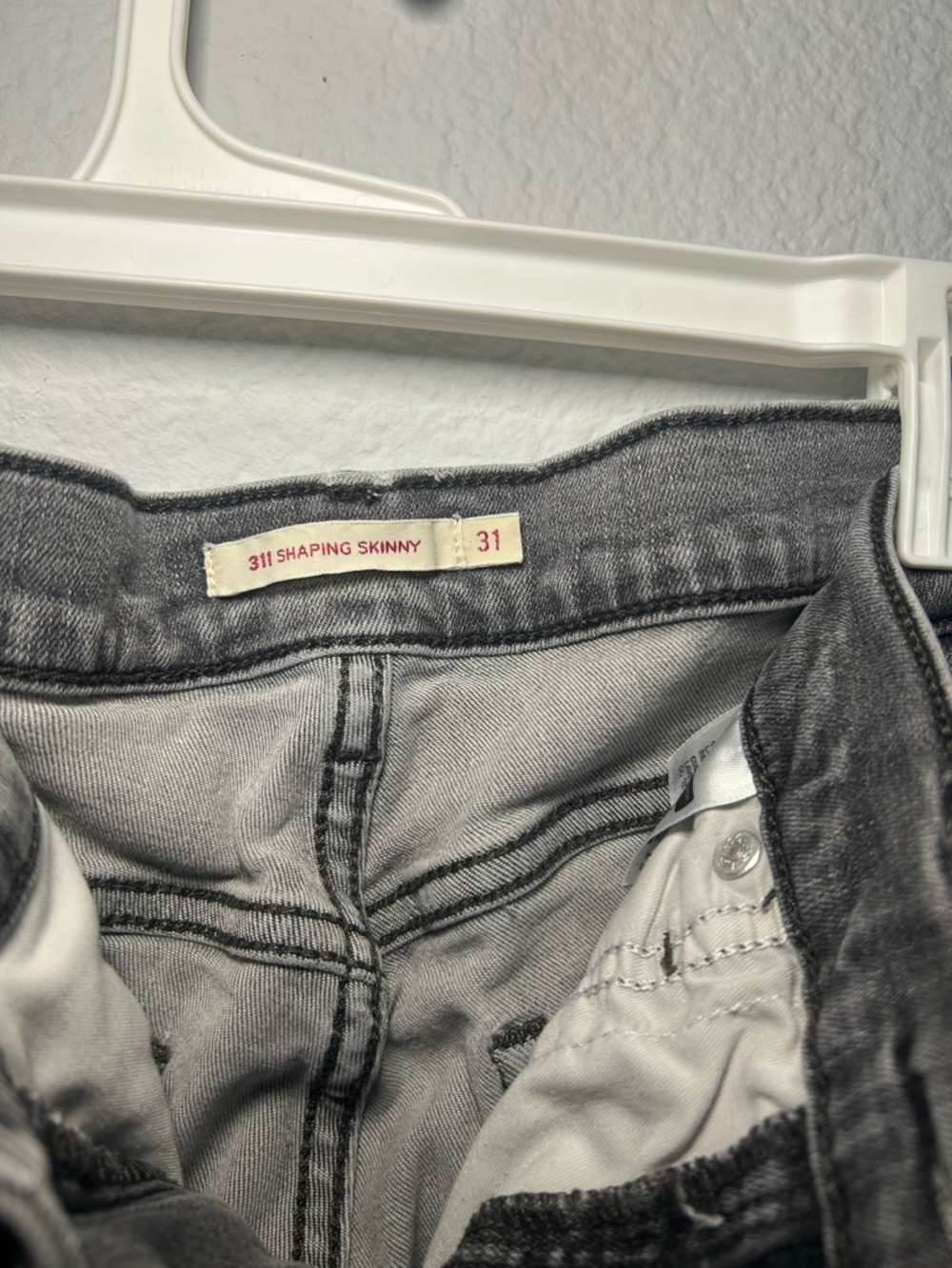 Levi's 311 Shaping Skinny Jeans in Gray Wash
